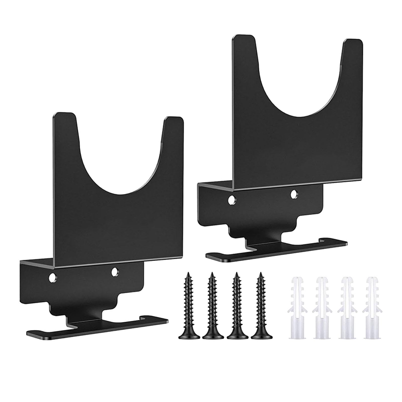 

Perfk 2pcs Angle Grinder Holder Polisher Holder Storage Rack Wall Mounting Bracket for Home Shop Workbench Hand Sander Tools чорний