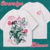 Anime Manga JoJo's Bizarre Adventure T-shirt Men Women Cartoon Graphic Short Sleeve T Shirts Summer Tees Casual Street Y2k Tops