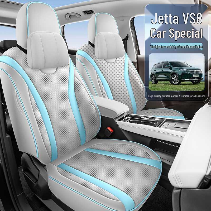 Jetta VS8 25/26 Model Perforated Leather Full-Coverage All-Season Car Seat Covers