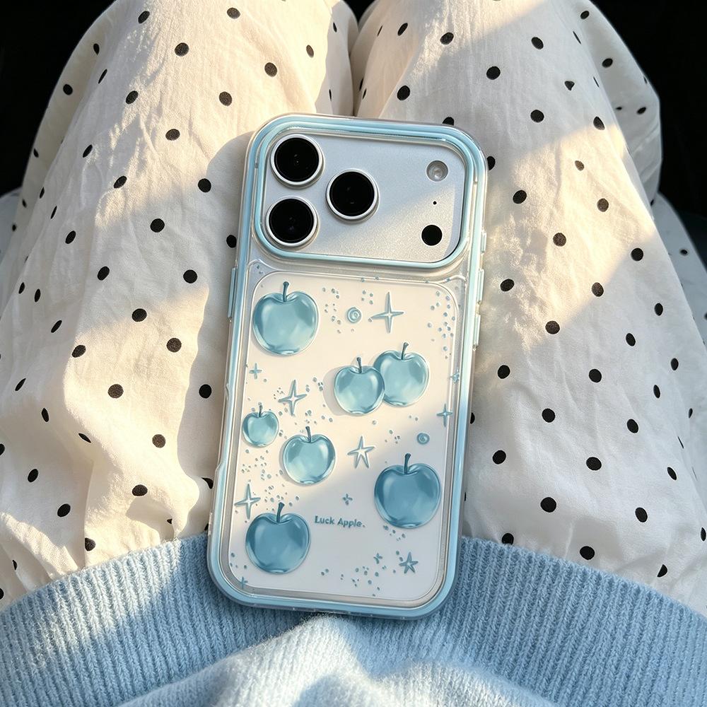Star Apple Applicable Apple Huawei Mate Transparent Anti-drop iPhone17/16promax Mobile Phone Case Spring