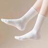 Breathable Middle Tube Socks For Men Women 5Pairs Soft Sports Stockings Comfortable Cycling Running Hiking Casual Long Socks