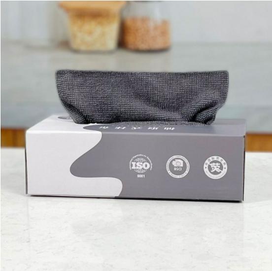 Jednorázové nepouštějící vlákna absorpční kuchyňské utěrky na nádobí