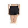 Nike Swoosh Logo Elastic Waist Straight Regular Shorts Women Shorts Black DX1032-010
