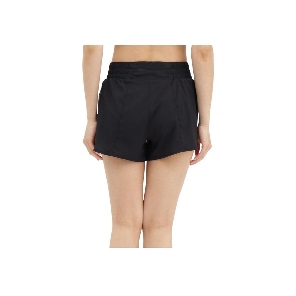 Nike Swoosh Logo Elastic Waist Straight Regular Shorts Women Shorts Black DX1032-010