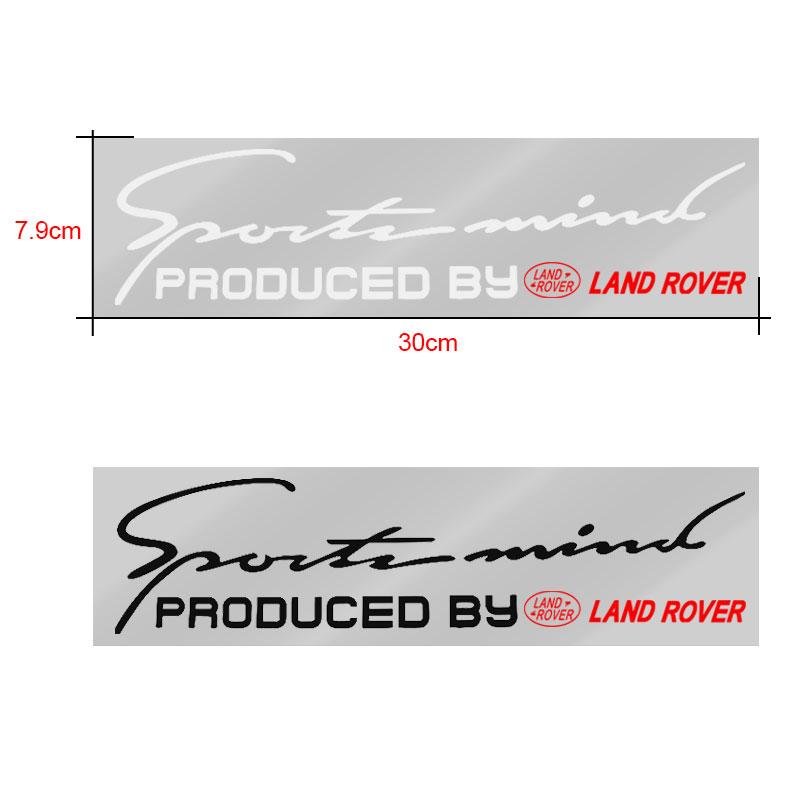 1Pcs Car Front Head Light Eyebrow 3D Sticker Decorator Sport Design for Land Rover Range Rover Rover L322 L405 Discovery 3 4 Freelander Dedicated