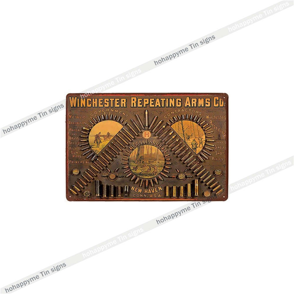 Metallschild im Vintage-Stil, für Männerhöhle, Blechmalerei, Poster, Jagdhunde, Hirsche, Retro-Wandkunst, Eisenplatten, Dekoration, Plakette, 20 x 30 cm