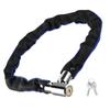Antitheft Mountain Bike Lock Portable Bike Chain Lock Road Bike Safety Chain Lock With 2 Key for Scooter, Motorcycle