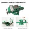 2Pcs Vise Jaw Pad Soft Magnetic Vise Jaw Pad Aluminum Multipurpose Jaw Protectors Metal Clamps Jaw Flat Cover Silver Jaw