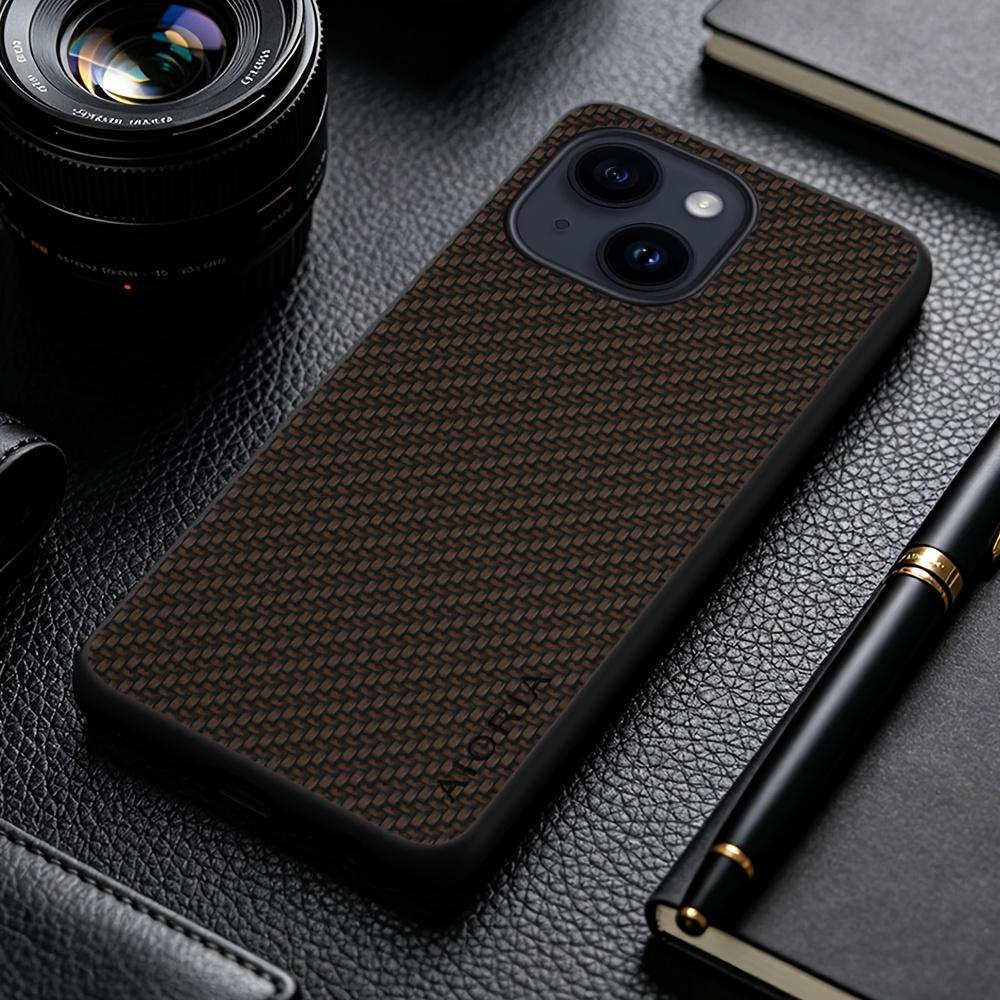 Phone Case: New Fashion Phone Case for iPhone 15 14 13 Pro Max Plus Business Casual Faux Synthetic Leather Phone Cover