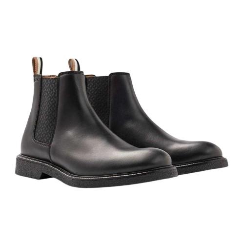 BOSS Mens Tunley Cheb Leather Chelsea Boots