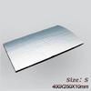 5mm 10mm Thick Aluminum Foil Heat Sound Insulation Mat Self Adhesive for Car Engine Hood Door Deadener Thermal Barrier