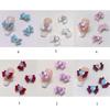 10Pcs 3D Nail Jewelry Luxury Resin Nail Art Rhinestones Shiny Crystals Diamond Gems for Nail Decors Rings Earrings DIY
