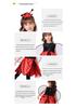 Children's Cartoon Animal Costumes: Cute Little Bee & Ladybug Performance Outfits for Cosplay