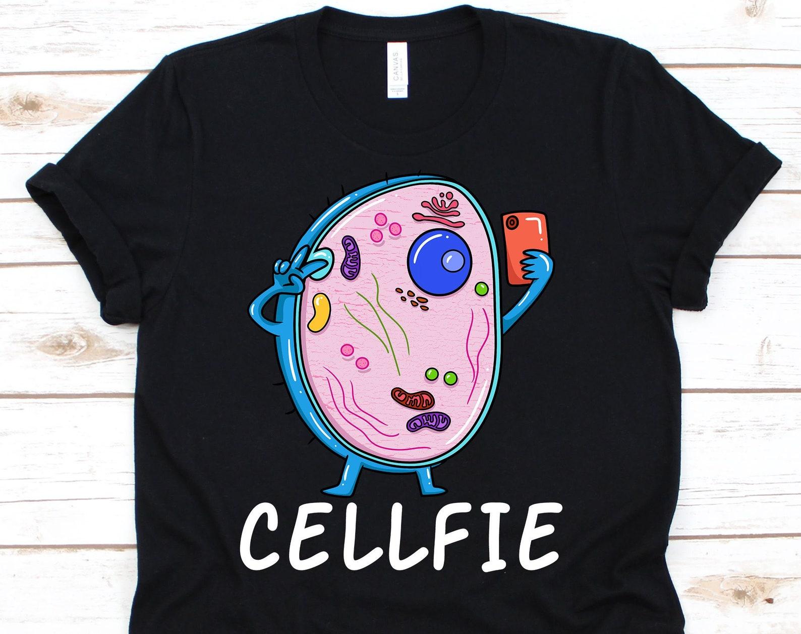 Cellfie Shirt, Funny Science Gift Idea For Biology Teacher Student, This Is My Selfie Shirt For Biologist Scientist, Cute Biology T-Shirt XL