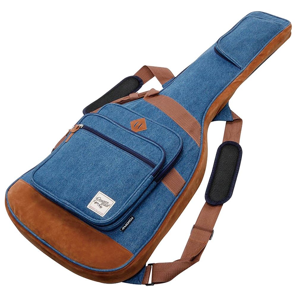 Ibanez IGB541D Gig Bag (Denim Style) for POWERPAD Electric Guitar (BL - Blue) [Includes Ebi Original Pick]