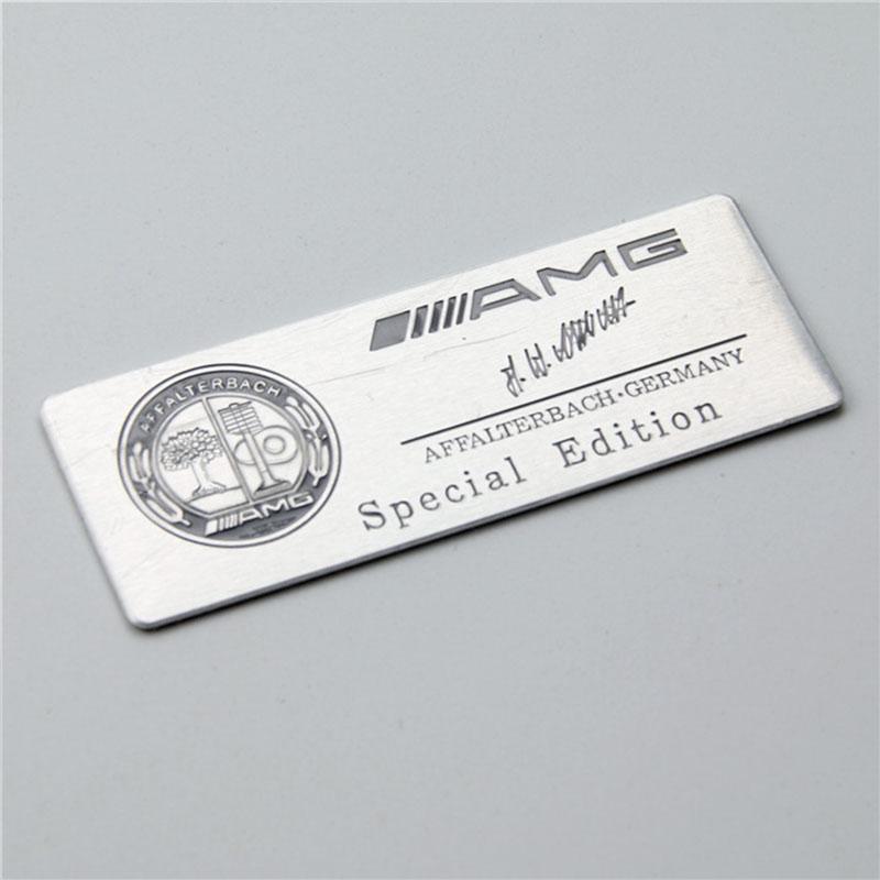 Neues 80% 3D Metall Aluminium Abzeichen Auto Karosserie Dekoration Aufkleber Für Mercedes Benz AMG W204 W205 W203 W211 W212 W213 W201 W210 W124