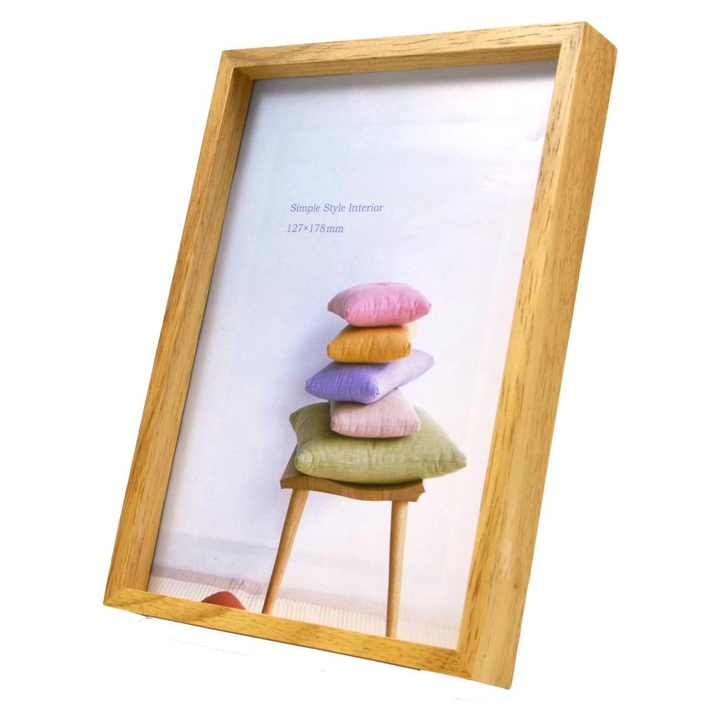 KING Photo Frame Wooden Frame 2L Natural 70165 JK101-2L-NT