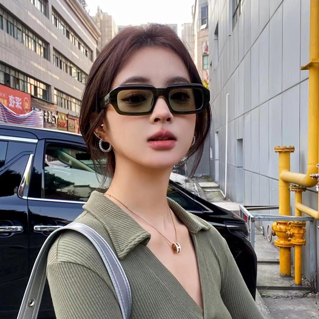 European American Style Men Women Sunglasses Rectangle Shape Stylish Sun Glasses For Men Uv400 Protection Female Sunglass