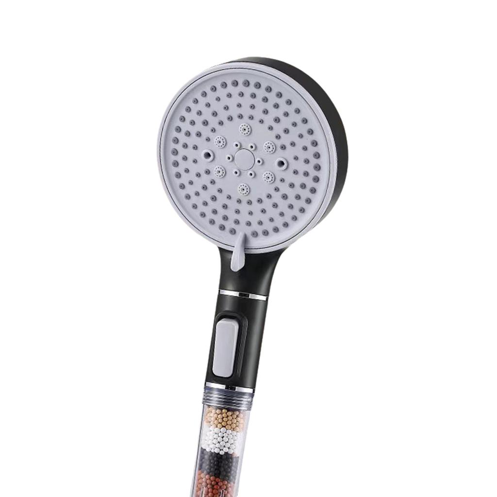 Filtered Shower Head With Handheld, High Pressure Spray Mode Showerhead With Filter,  Stages Water Softener Filters Beads For Hard Water-Remove