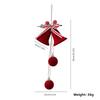 New Flocked Christmas Bell Ornament Velvet DIY Xmas Tree Pendant Reusable Xmas Tree Charm Christmas