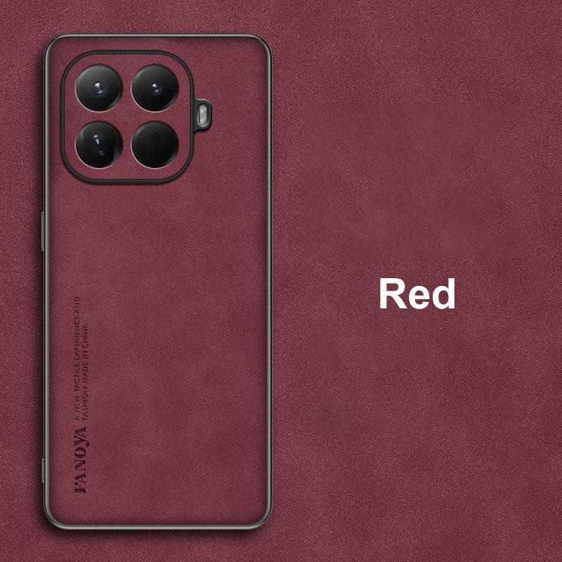 

Для чехла Xiaomi Mi 15T Pro Роскошный чехол для телефона из искусственной кожи Для Xiaomi 15T Pro Mi15T 5G Задняя крышка Силиконовая противоударная защита For Xiaomi 15T красный