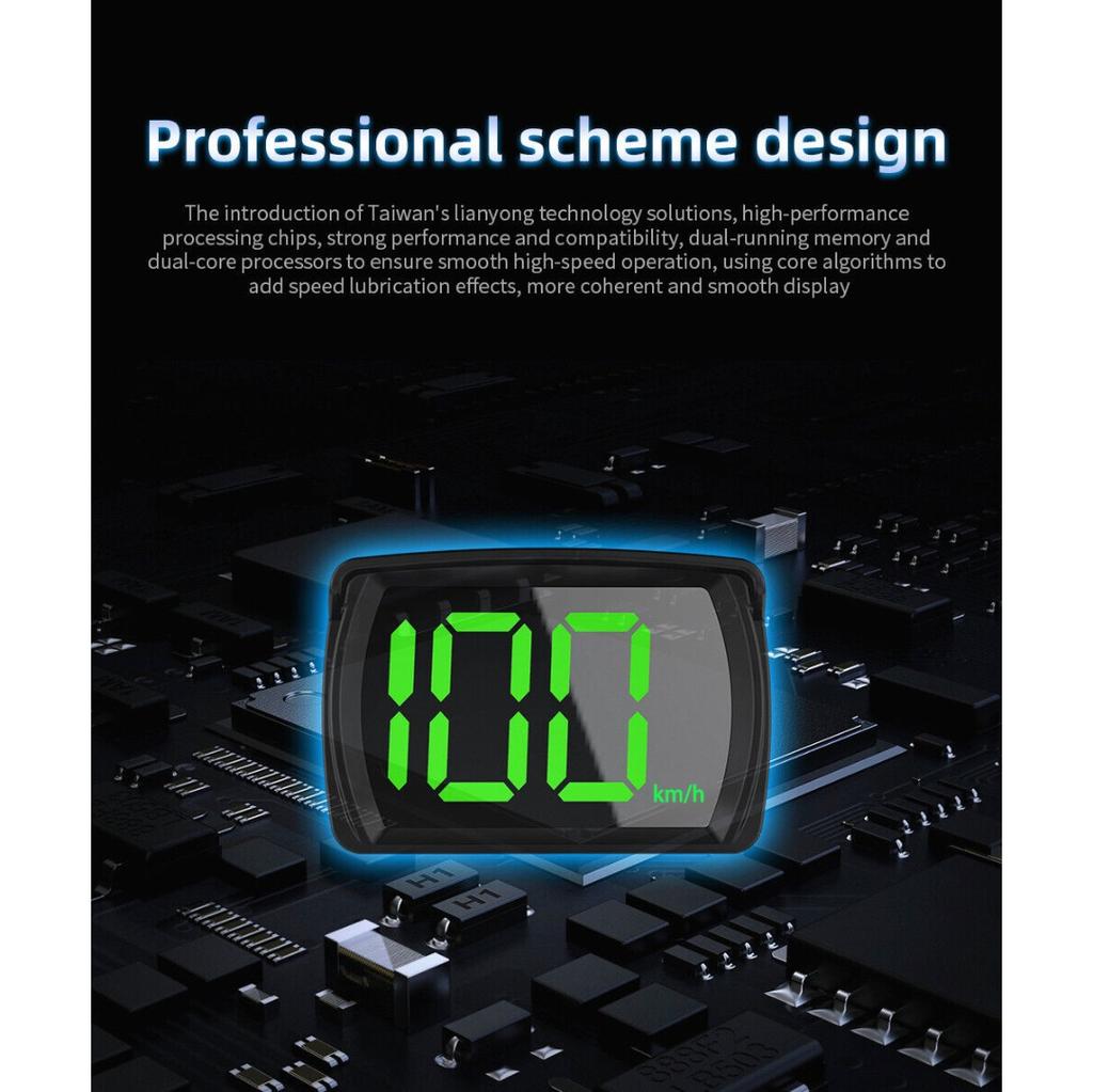 Car Electronics KMH  Universal  HUD GPS Head Up Display Speedometer Odometer Car Digital Speed MPH HD Satellite Velocimeter