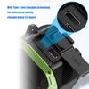 Solar Hand Cranks Radio with FM AM Band Reception Emergency SOS Alarm IPX5 Waterproof for Camping Survival Adventure