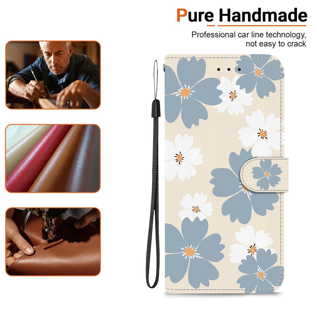 For Xiaomi 15 Pro Wallet Case Pattern Printing Leather Stand Phone Cover with Strap