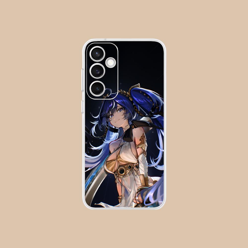 Wuthering Waves Luno Phone Case for Samsung Galaxy S25 S24 S23 S22 S21Plus FE Ultra Clear Colorful Cover Cellphones Pretty