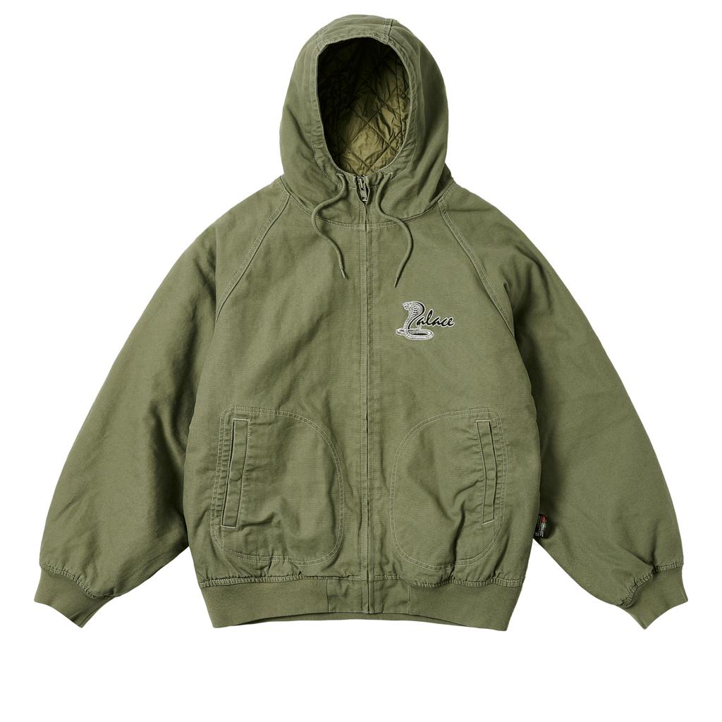Palace Canvas Cobra Jacket The Deep Green Unisex Outerwear P28JK018