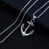 Anchor Necklace Silver Steel Chain 315