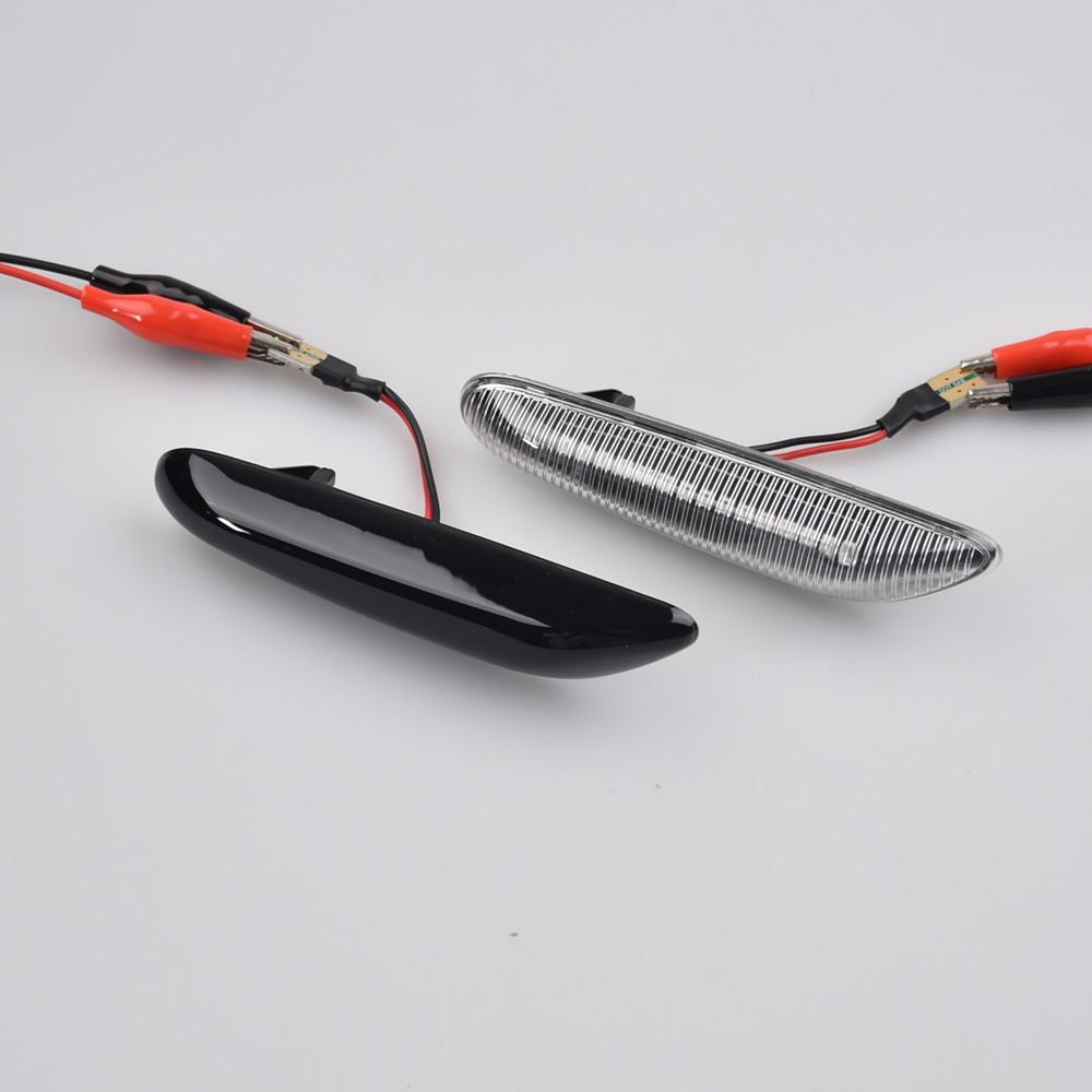 Sequential Flashing LED Turn Signal Side Marker Light for BMW E60 E61 E90 E91 E87 E81 E83 E84 E88 E92 E93 E82 E46 1 3 5 Series