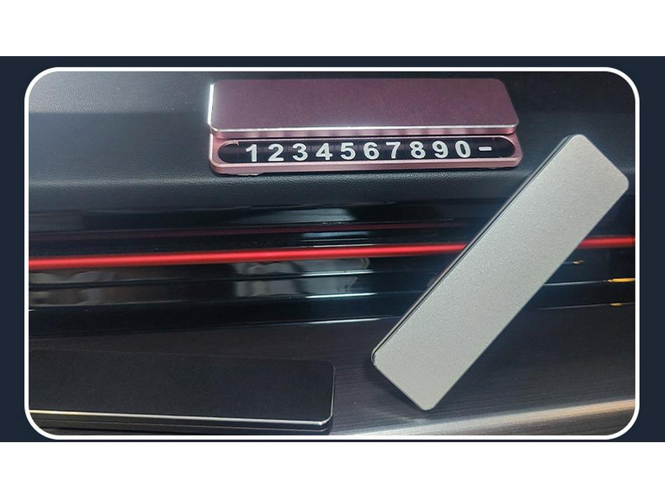 Temporary Parking Mobile Phone Number Car Plate Hidden Ornament