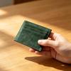 Suede Slim Card Holder With Multiple Card Slots Credit Bank Card Small Man Purses Perfect For Daily Commute Business Travel