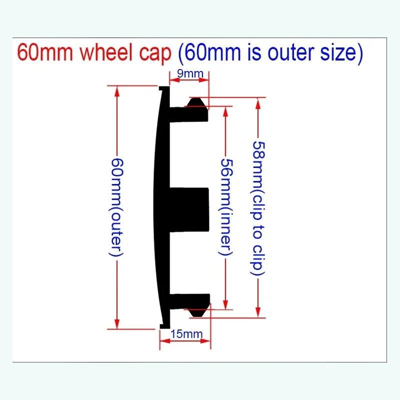 4PCS 60mm Car Wheel Hub Cover Emblem Sticker Accessory For Fiat Abarth 500 Tipo FR Panda Argo Freemont Viaggio Bravo Punto Doblo