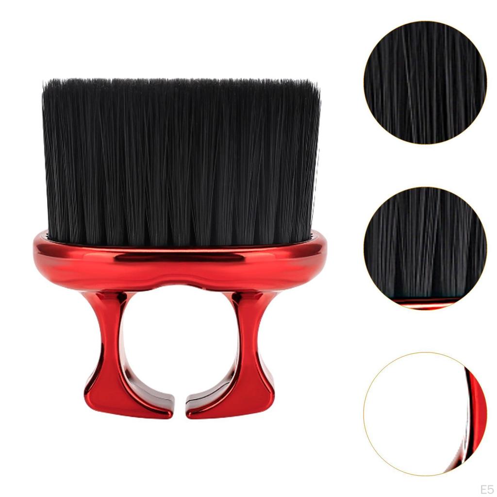 Hair Brush Neck Duster Cleaning Ring Design Comfortable Grip Cutting Sturdy Soft Barber