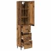 Highboard Reclaimed Wood 34.5 x 34 x 180 cm Engineered Wood