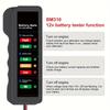 Tester Akumulatora Samochodowego BM310 12V Samochodowy Cyfrowy Tester z 6-diodowym Wyświetlaczem Świetlnym Analizator Samochodowy Diagnostyczny Skaner Alternatora