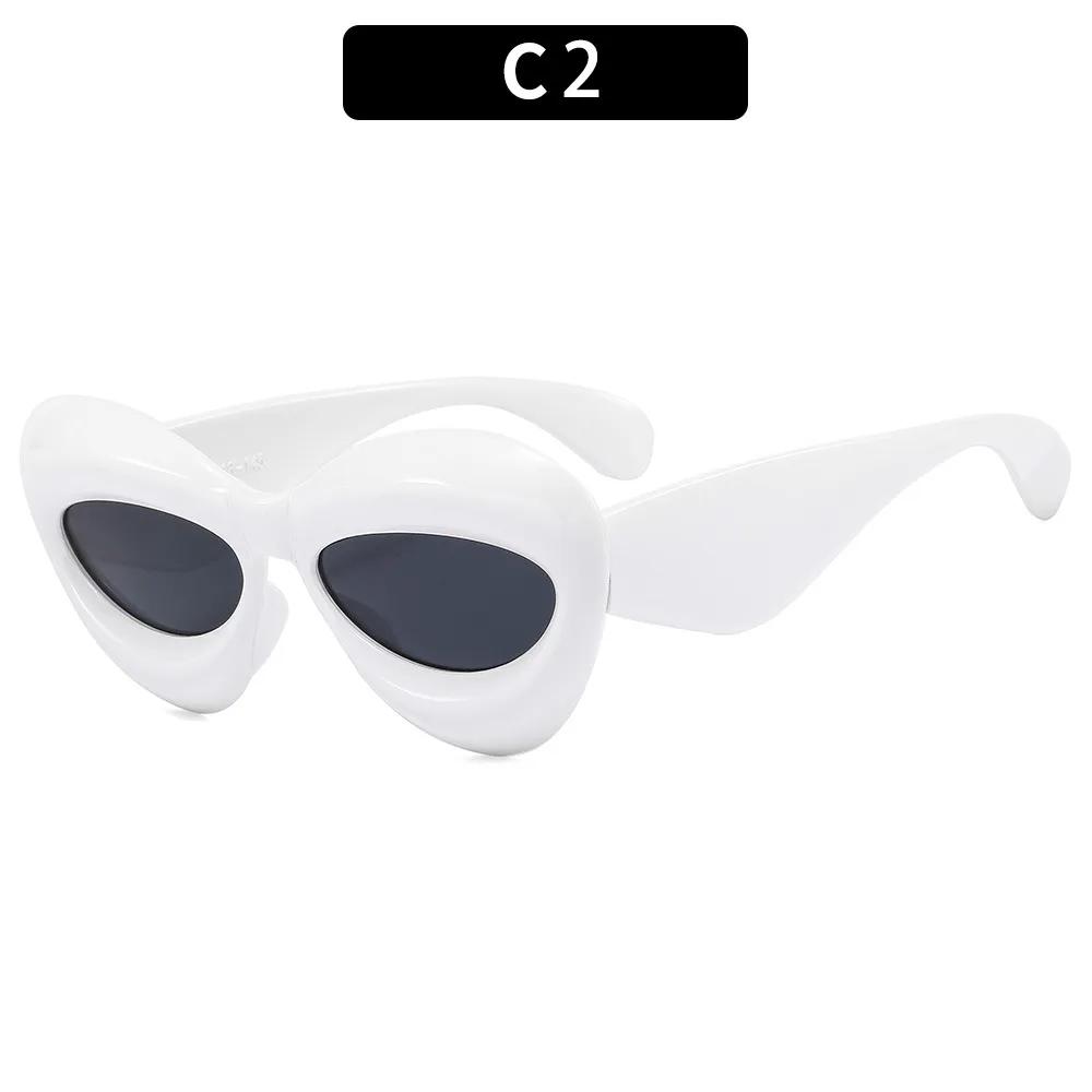 New Women Cat Eye Sunglasses Cute Candy Color Trendy Y2K Party Eyewear Spice Girls Gafas De Sol