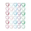 Painted Metal Crochet Stitch Marker - Small Clip for Knitting Needles