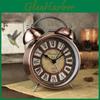 Vintage Metal Alarm Clock With Night Light For Home Decor And Bedroom Use