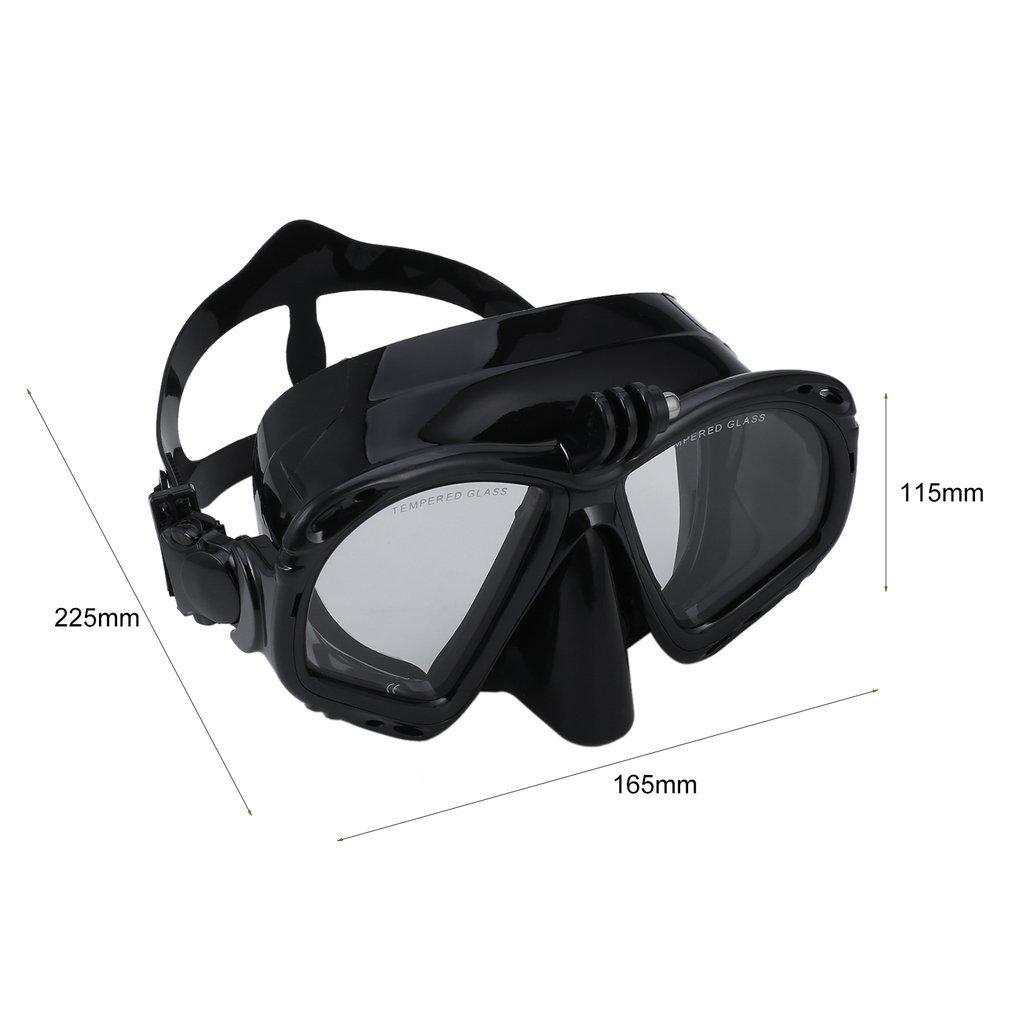 Professional Underwater Camera Diving Mask Scuba Snorkel Swimming Goggles High Performance Suitable For Most Sports Cameras