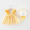 2022 Summer Baby Princess Dress Girls New Children's Clothing Summer Girl Baby Dress with Hat