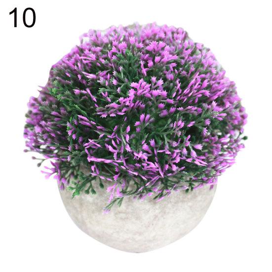 Umělý květináč rostlina tráva papírová buničina květináč Bonsai Ornai Garden Decor Decor