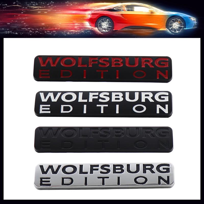 3D Premium WOLFSBURG EDITION for Car Fender Trunk Rear Bonnet Decal Emblem Badge Sticker