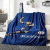 Mbappe Personalized Text Blanket Multi-purpose Customizable Blanket Soft & Cozy Perfect for Home Decor Picnics Seaside Bedding for All Occasions