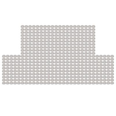 500PCS Flat Washers for M2 Screw 2.5x13x1mm Stainless Steel Multipurpose Round Washer Set