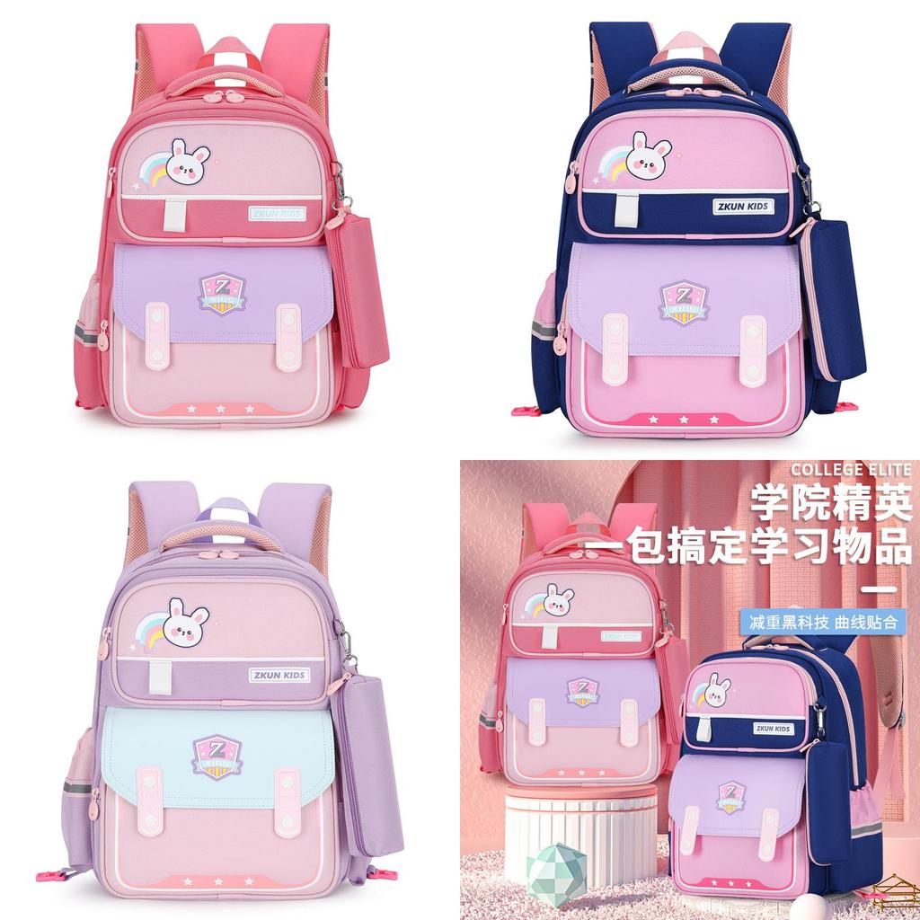 New Cartoon School Backpack For Kids Lightweight Spacious Ergonomic Design With Pencil Case And Accessories
