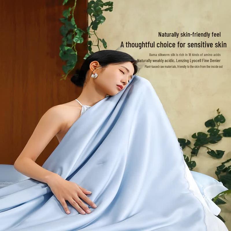 Mercury Home Textiles Mulberry Silk Summer Quilt