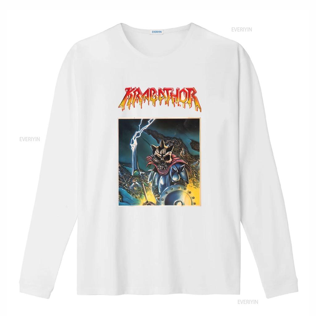Hot Krabathor Black Cotton All Size S 5xl For Fans T Shirt Hm29 Vintage Washed Designer Clothes Streetwear Graphic Casual
